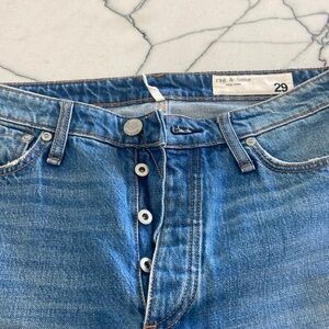 Rag and Bone Alex High Rise Straight Jean